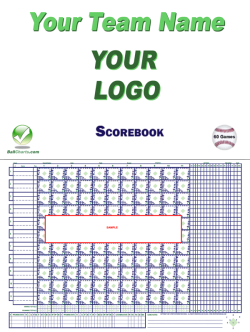 Custom Scorebooks